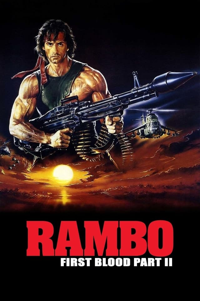 Poster from Rambo: First Blood Part II